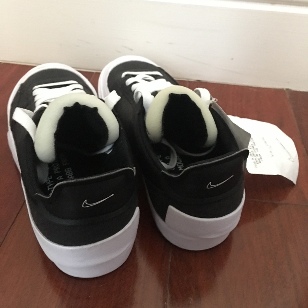 NWT Nike Drop Type LX Unfinished Black White N354 New Mens Shoe - Picture 9 of 9